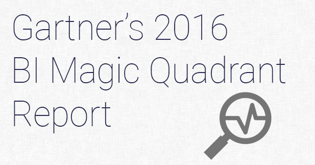 Gartner 2016 BI Magic Quadrant